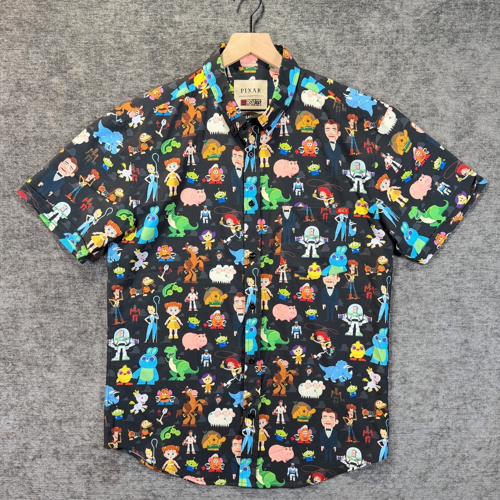 RSVLTS Toy Story Ready 4 Adventure Shirt Large Pixar 30th Anniversary KUNUFLEX